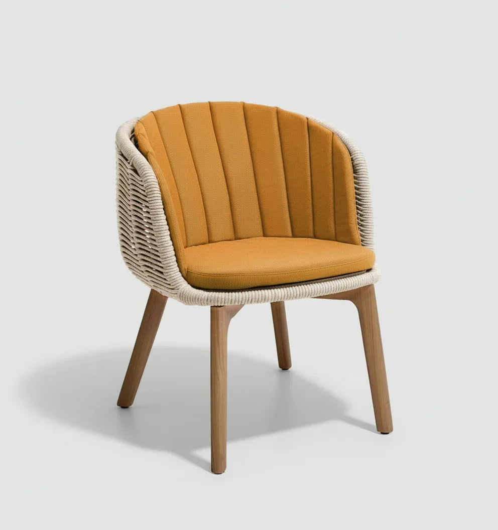 Dining Armchair (ALU base) - Bagel - Seating & Co